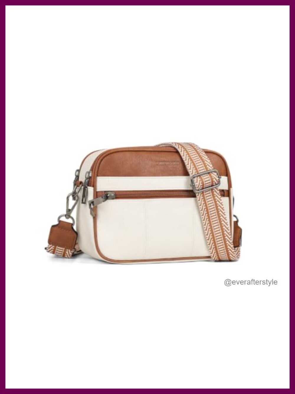 RFID Anti Theft Crossbody Bag PU Leather Shoulder Purse